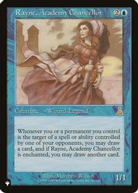 Rayne, Academy Chancellor — The List Reprints