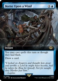 Borne Upon a Wind (Extended Art) — Universes Beyond: The Lord of the Rings: Tales of Middle-earth