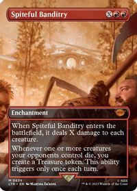 Spiteful Banditry (Borderless) — Universes Beyond: The Lord of the Rings: Tales of Middle-earth