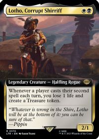 Lotho, Corrupt Shirriff (Extended Art) — Universes Beyond: The Lord of the Rings: Tales of Middle-earth