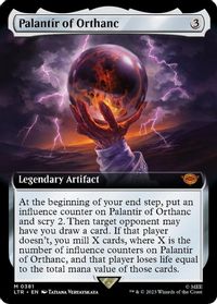 Palantir of Orthanc (Extended Art) — Universes Beyond: The Lord of the Rings: Tales of Middle-earth