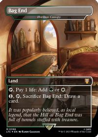 Bag End - Horizon Canopy (Borderless) (Surge Foil) — Commander: The Lord of the Rings: Tales of Middle-earth
