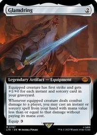 Glamdring (Extended Art) (Surge Foil) — Universes Beyond: The Lord of the Rings: Tales of Middle-earth