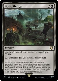 Toxic Deluge — Commander: The Lord of the Rings: Tales of Middle-earth