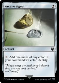Arcane Signet — Commander: The Lord of the Rings: Tales of Middle-earth