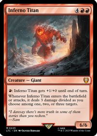 Inferno Titan — Commander: The Lord of the Rings: Tales of Middle-earth