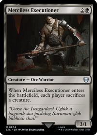 Merciless Executioner — Commander: The Lord of the Rings: Tales of Middle-earth