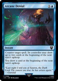 Arcane Denial — Commander: The Lord of the Rings: Tales of Middle-earth