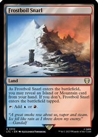 Frostboil Snarl — Commander: The Lord of the Rings: Tales of Middle-earth