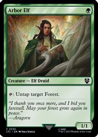 Arbor Elf — Commander: The Lord of the Rings: Tales of Middle-earth