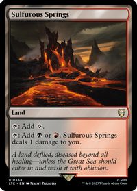 Sulfurous Springs — Commander: The Lord of the Rings: Tales of Middle-earth