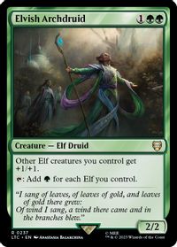 Elvish Archdruid — Commander: The Lord of the Rings: Tales of Middle-earth