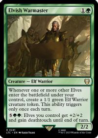 Elvish Warmaster — Commander: The Lord of the Rings: Tales of Middle-earth