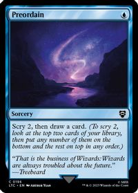 Preordain — Commander: The Lord of the Rings: Tales of Middle-earth