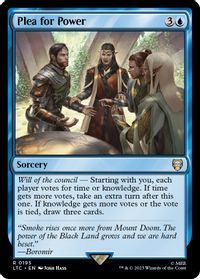 Plea for Power — Commander: The Lord of the Rings: Tales of Middle-earth