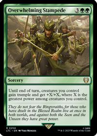 Overwhelming Stampede — Commander: The Lord of the Rings: Tales of Middle-earth