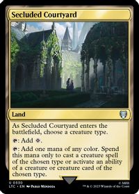 Secluded Courtyard — Commander: The Lord of the Rings: Tales of Middle-earth
