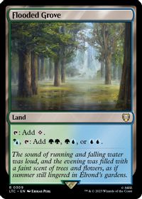 Flooded Grove — Commander: The Lord of the Rings: Tales of Middle-earth