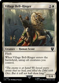 Village Bell-Ringer — Commander: The Lord of the Rings: Tales of Middle-earth