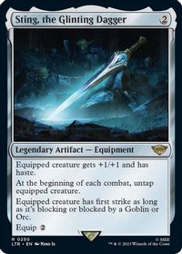 Sting, the Glinting Dagger — Universes Beyond: The Lord of the Rings: Tales of Middle-earth