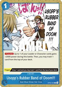 Usopp's Rubber Band of Doom!!! — Pillars of Strength
