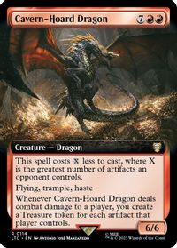 Cavern-Hoard Dragon (Extended Art) — Commander: The Lord of the Rings: Tales of Middle-earth