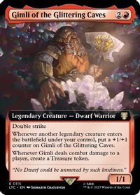 Gimli of the Glittering Caves (Extended Art) — Commander: The Lord of the Rings: Tales of Middle-earth