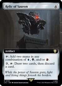 Relic of Sauron (Extended Art) — Commander: The Lord of the Rings: Tales of Middle-earth