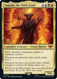 Sauron, the Dark Lord — Prerelease Cards