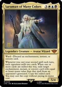 Saruman of Many Colors — Prerelease Cards