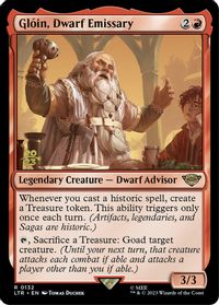 Gloin, Dwarf Emissary — Prerelease Cards
