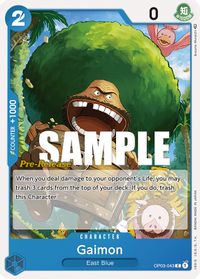 Gaimon — Pillars of Strength Pre-Release Cards