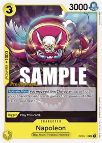 Napoleon — Pillars of Strength Pre-Release Cards