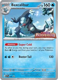 Baxcalibur - 019 (Prerelease) — SV: Scarlet & Violet Promo Cards