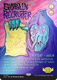 Goblin Recruiter (Rainbow Foil) — Secret Lair Drop Series
