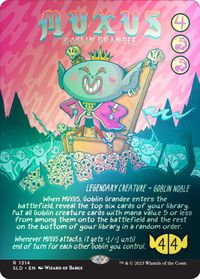 Muxus, Goblin Grandee (Rainbow Foil) — Secret Lair Drop Series