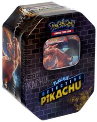 Detective Pikachu Tin [Charizard] — Detective Pikachu