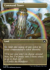 Command Tower (Borderless) — Commander Masters