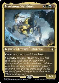 Maelstrom Wanderer (Foil Etched) — Commander Masters