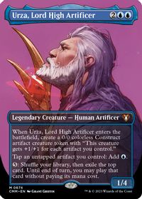 Urza, Lord High Artificer (Borderless) — Commander Masters