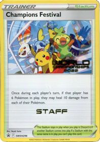 Champions Festival - SWSH296 (World Championships 2022) [Staff] — SWSH: Sword & Shield Promo Cards