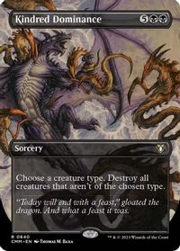 Kindred Dominance (Borderless) — Commander Masters
