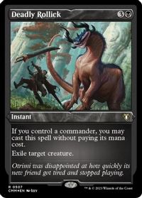Deadly Rollick (Foil Etched) — Commander Masters