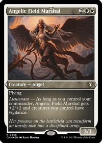 Angelic Field Marshal (Foil Etched) — Commander Masters