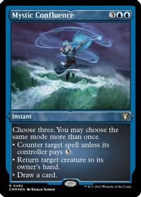 Mystic Confluence (Foil Etched) — Commander Masters