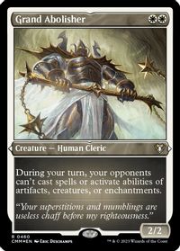 Grand Abolisher (Foil Etched) — Commander Masters
