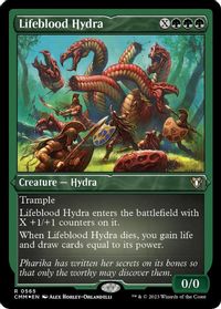Lifeblood Hydra (Foil Etched) — Commander Masters