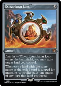 Extraplanar Lens (Foil Etched) — Commander Masters