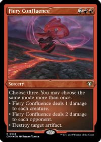 Fiery Confluence (Foil Etched) — Commander Masters