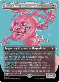 Morophon, the Boundless (Textured Foil) — Commander Masters